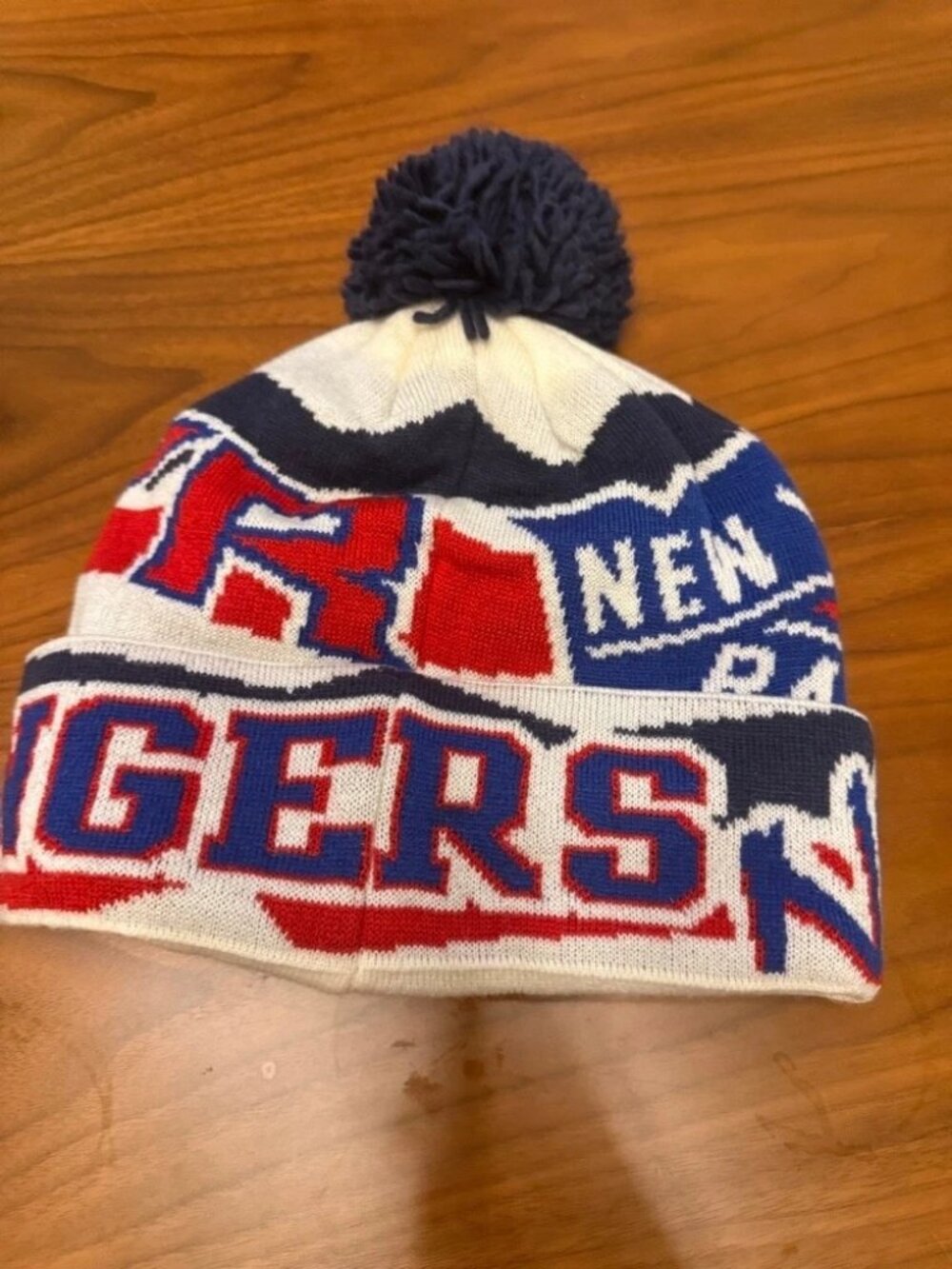 Rangers Stadium Series Yankee Stadium Pom Beanie